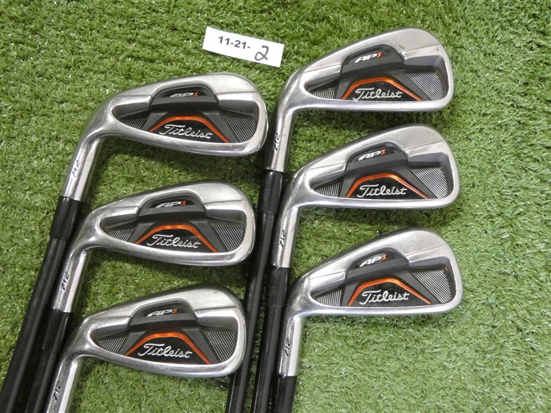 Titleist AP1 712 Womens Left Hand Irons 5-P Tour AD 50i Ladies Graphite