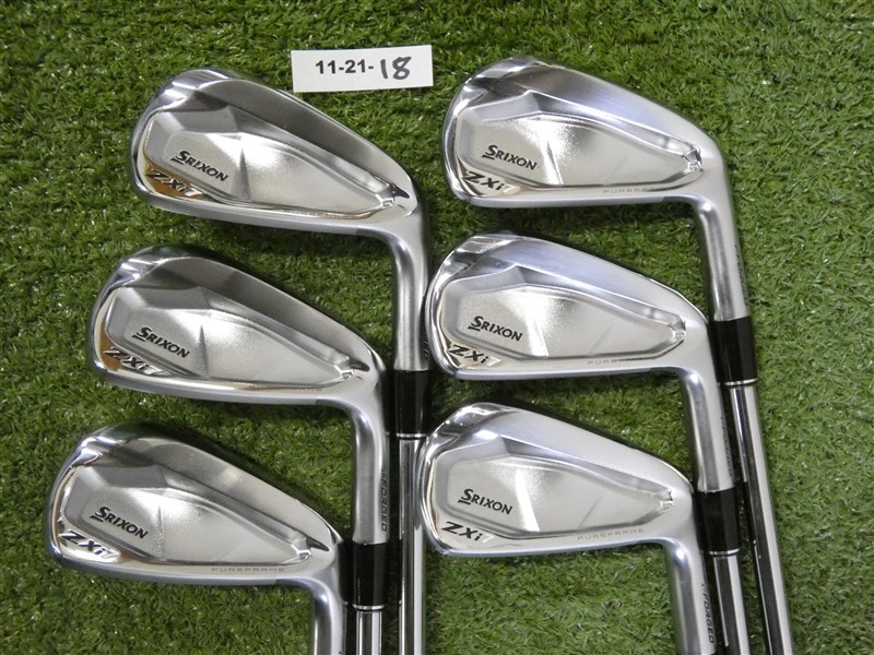 Srixon ZXi7 Forged Irons 5-P Dynamic Gold Mid 115 S300 Stiff Steel Excellent