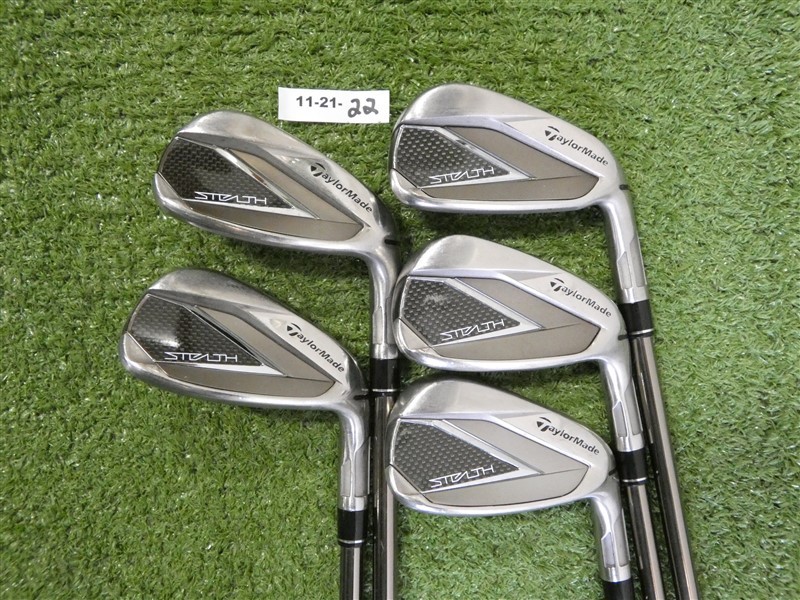 TaylorMade Stealth Womens Irons 7-P, A Recoil F1 Ladies Graphite (7 iron is 34″)