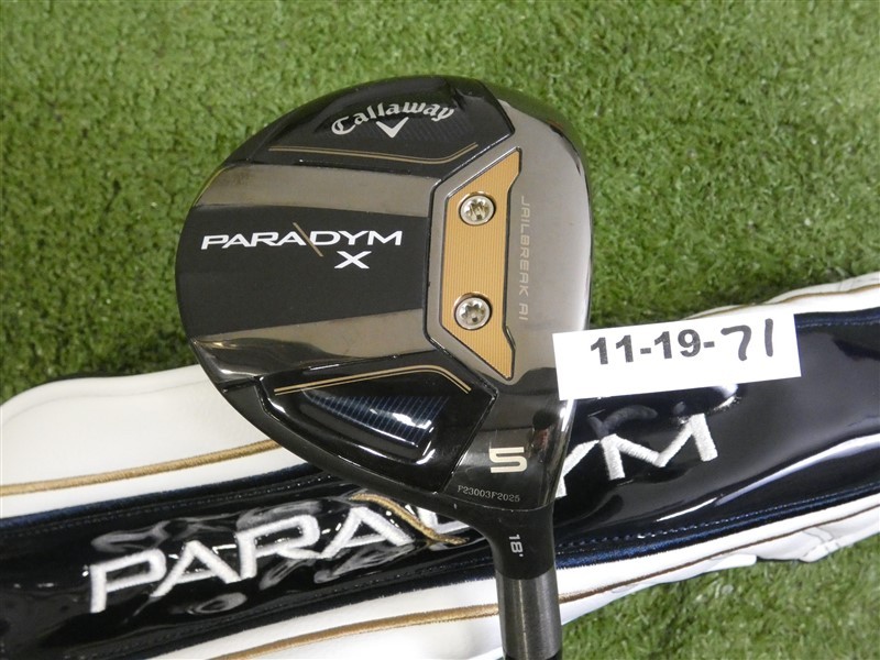 Callaway Paradym X 18* Womens 5 Wood Ascent 40 Ladies with HC 41.25″ Excellent