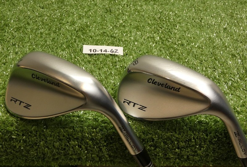 Cleveland RTZ ZipCore Tour Satin 54/58* 10* Sand/Lob Wedge Set DG Steel Mint