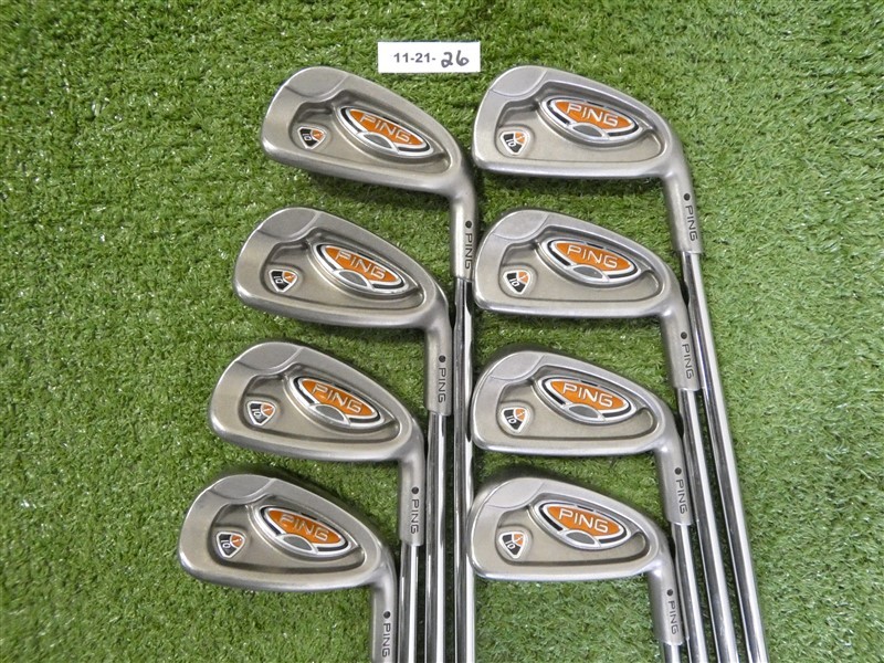 Ping i10 Irons 3-W AWT Regular Steel Black Dot