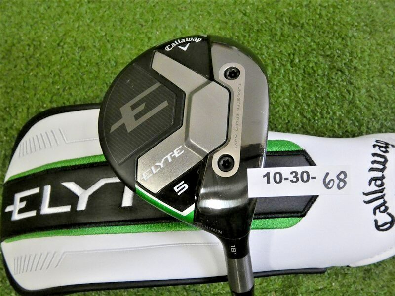 Callaway Elyte 18* 5 Wood Denali Charcoal 60g 6.0 Stiff Graphite with Headcover