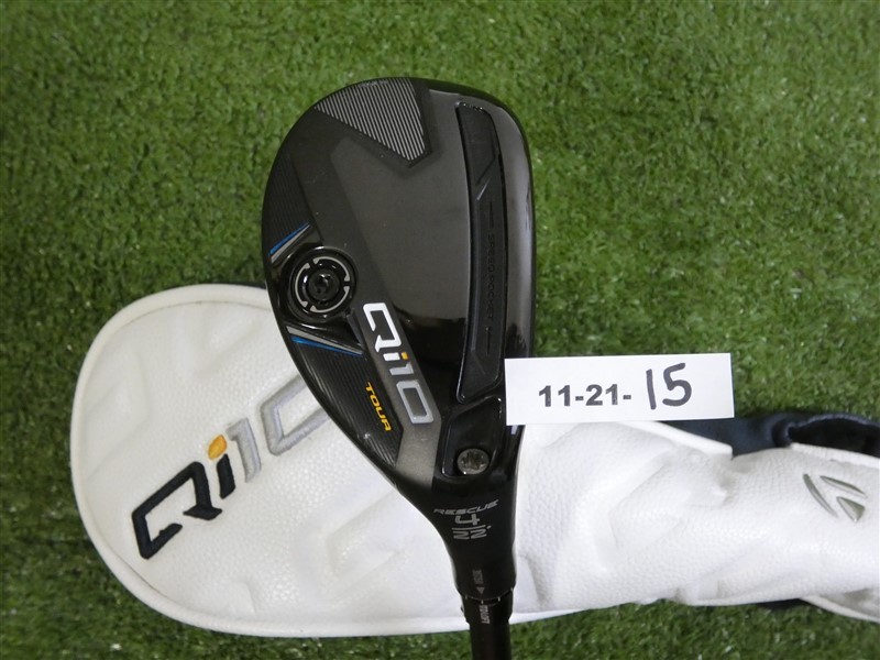 TaylorMade Qi10 Tour 22* 4 Hybrid Rescue HZRDUS Black 85g 6.0 Stiff with HC