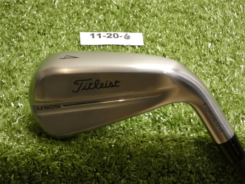 Titleist 2025 U505 22* 4 Utility Iron HZRDUS 80g 6.0 Stiff Graphite New