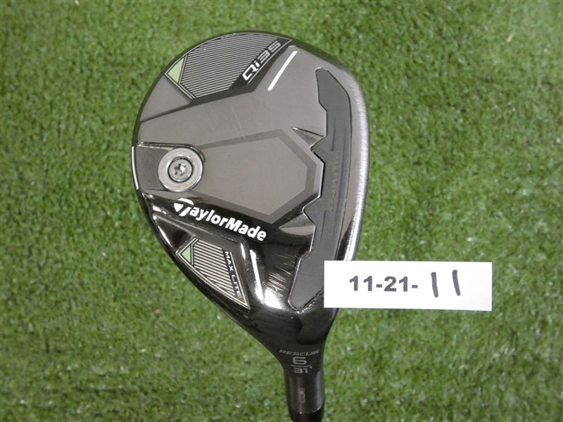 TaylorMade Qi35 Max Lite 31* 6 Hybrid Rescue AirSpeeder 50 A Senior Graphite 39″