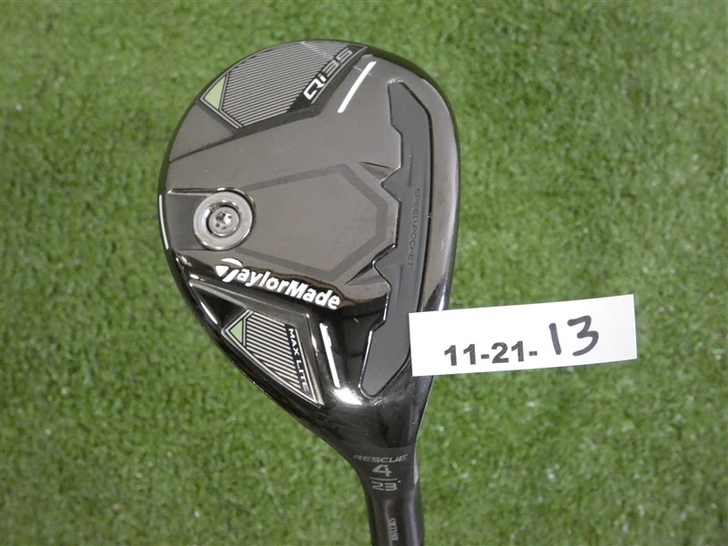 TaylorMade 2025 Qi35 Max Lite 23* Womens 4 Hybrid Rescue 40 Ladies Graphite Mint