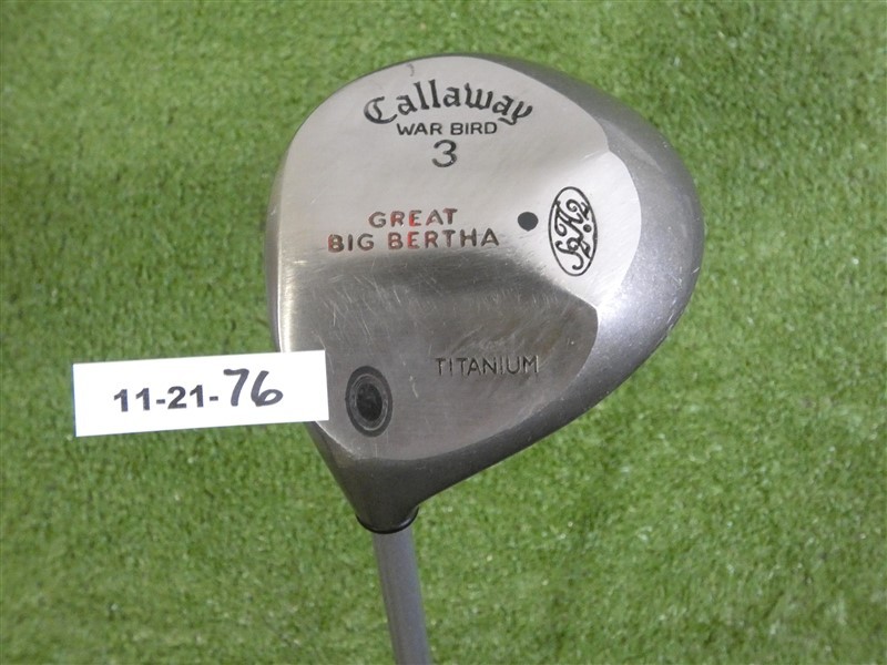 Callaway Great Big Bertha Warbird Left Hand 3 Wood UL Regular Graphite 43.5″