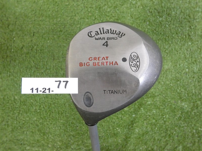 Callaway Great Big Bertha Warbird Left Hand 4 Wood UL Regular Graphite 43″