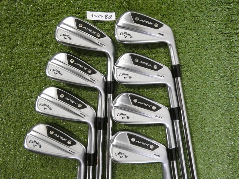 Callaway Apex Pro 24 Irons 4-P & A NS Pro Modus 3 Tour 105 Stiff Steel Excellent