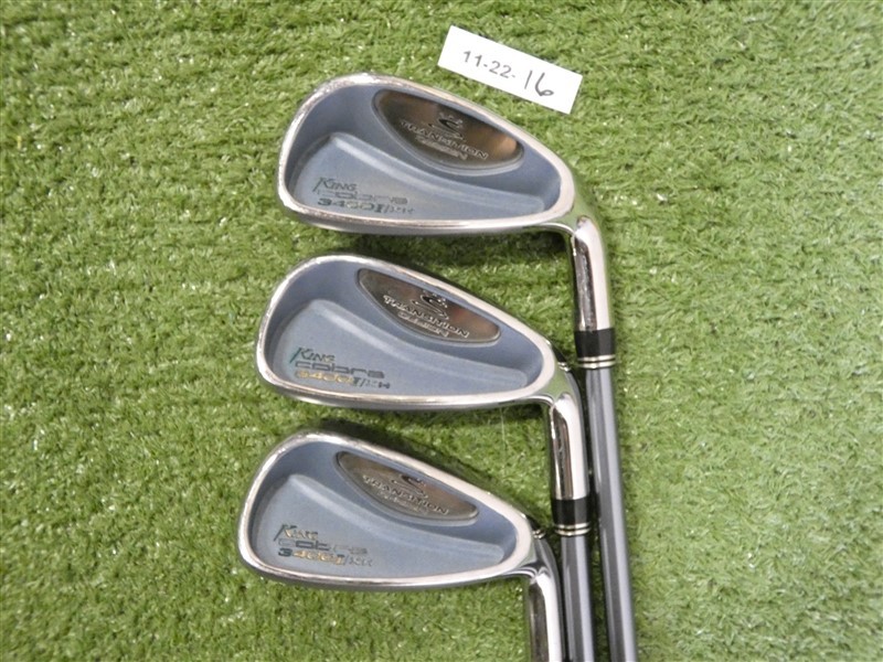 Cobra 3400 I/XH Womens Irons 7, 8, & 9 YS-5.1 50g Ladies Graphite