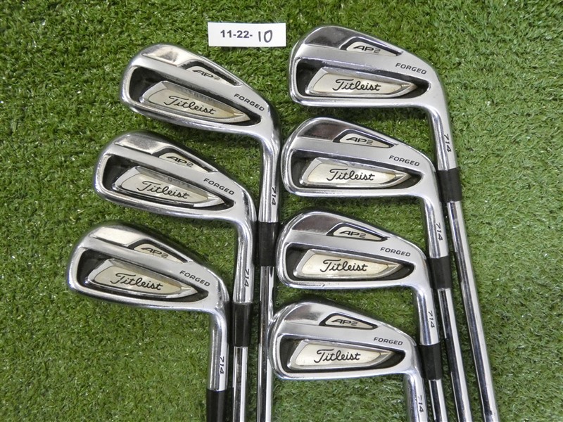 Titleist AP2 714 Forged Irons 4-P Stiff Steel +1″