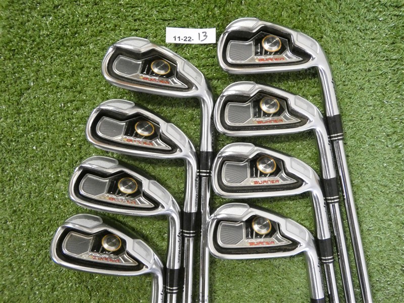 TaylorMade Tour Burner Irons 4-P & A 105 Stiff Steel