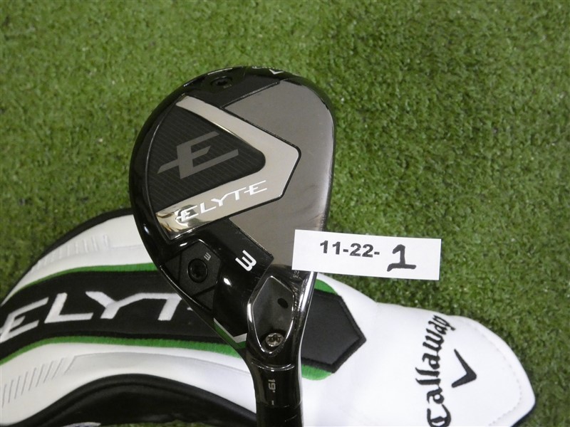 Callaway 2025 Elyte 19* 3 Hybrid Denali Charcoal 70g 6.0 Stiff with HC Excellent