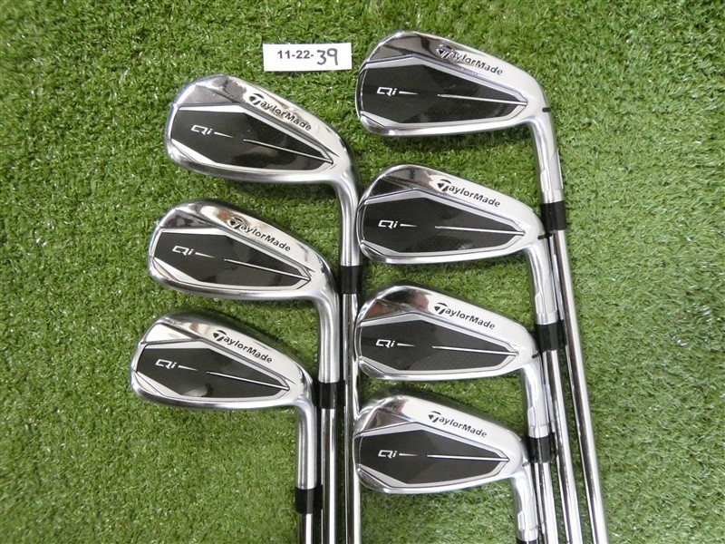 TaylorMade Qi Irons 5-P & A KBS Max MT 85 Regular Steel Excellent