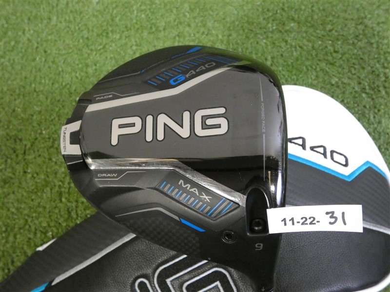 PING G440 Max 9* Driver Alta CB 50 Stiff Graphite with Headcover Excellent