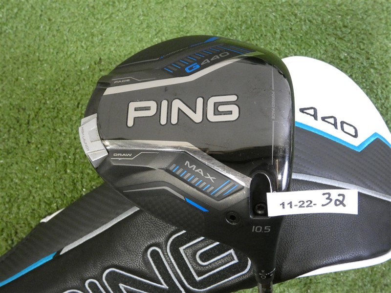 PING G440 HL Max 10.5* Driver Tour 2.0 Chrome 65 Regular Graphite w Headcover