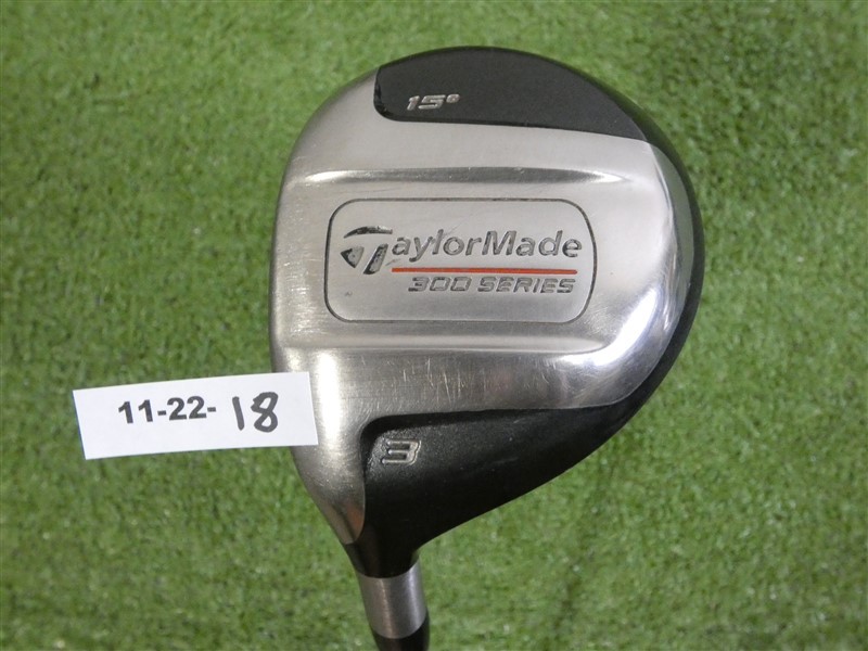 TaylorMade 300 Series 15* Left Hand 3 Wood Lite 90 Stiff Graphite 43.5″
