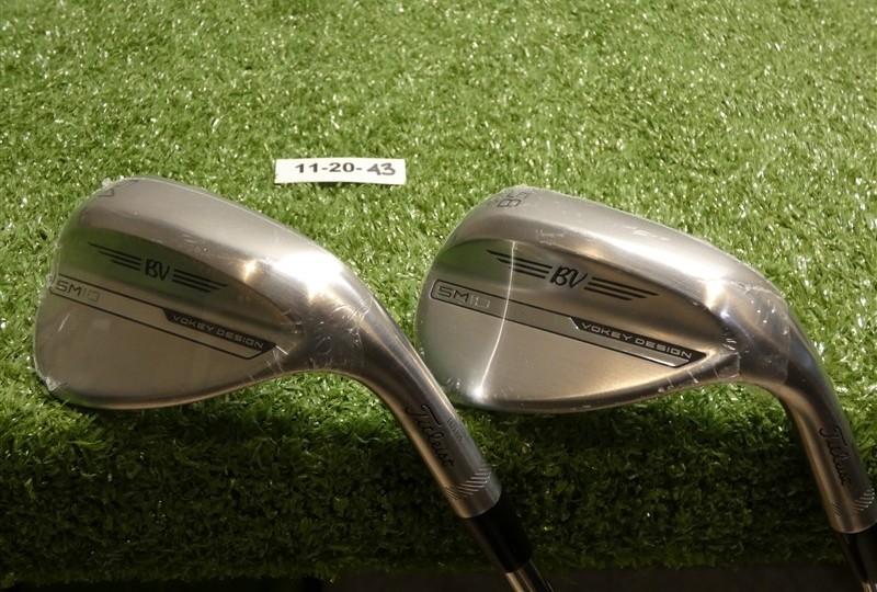 Titleist Vokey SM10 Tour Chrome 54/58* 10* Sand/Lob Wedge Set DG Steel New