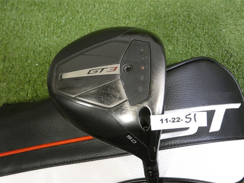 Titleist GT3 9.0* Driver HZRDUS Black 4G 60g 6.0 Stiff Graphite with Headcover