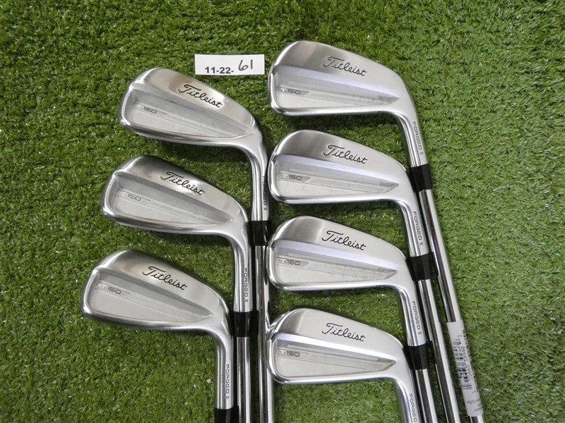 Titleist 2023 T150 Forged Irons 4-P Project X LZ 120g 6.0 Stiff Steel Excellent