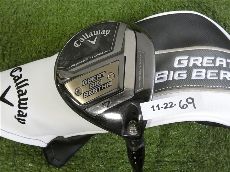 Callaway Great Big Bertha 23 21* 7 Wood Helium Nanocore 4F2 Senior with HC