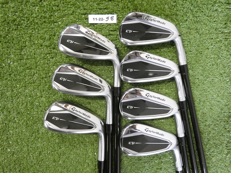TaylorMade Qi Irons 5-P & A Ventus TR Blue 6 Regular Graphite Excellent