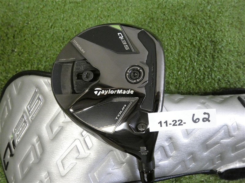 TaylorMade Qi35 Tour 15* 3 Wood Kai’li Blue Dark Wave 75 Stiff with HC Excellent