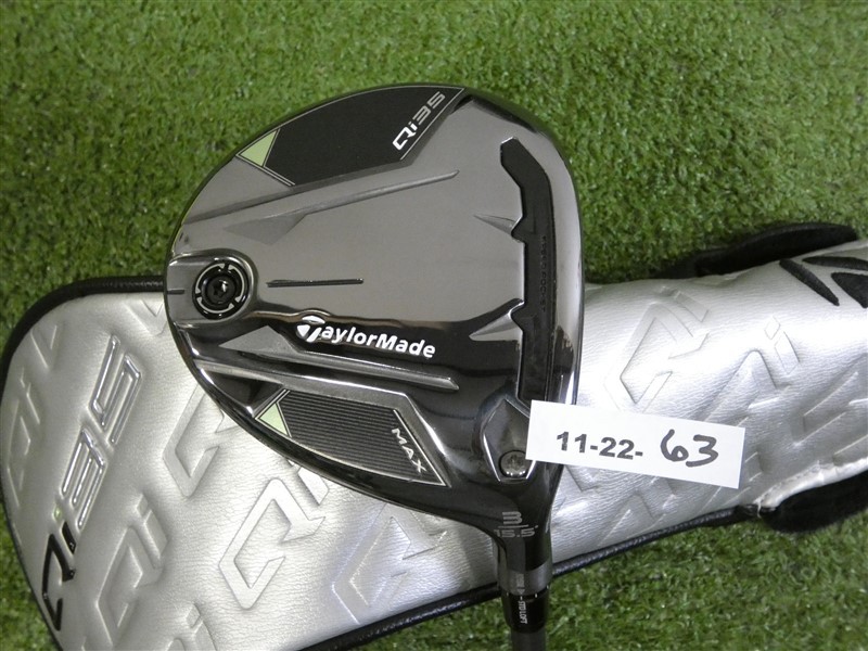 TaylorMade 2025 Qi35 Max 15.5* 3 Wood AirSpeeder 50 Regular Graphite w HC Mint