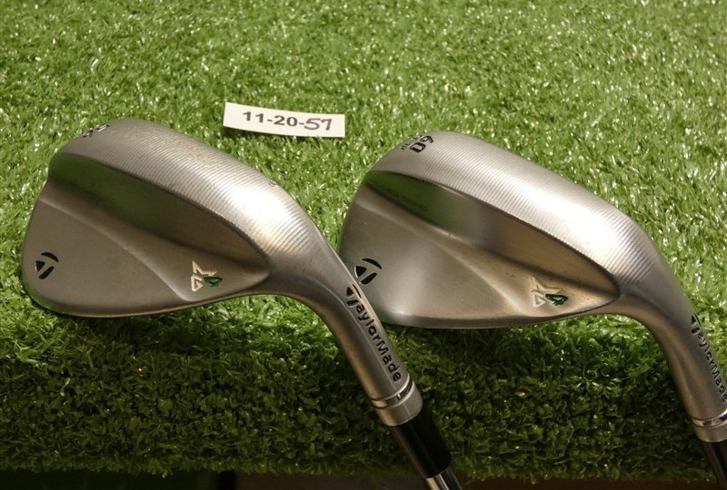 TaylorMade Milled Grind 4 MG4 56/60* 12/10* Sand/Lob Wedge Set DG 115 Steel