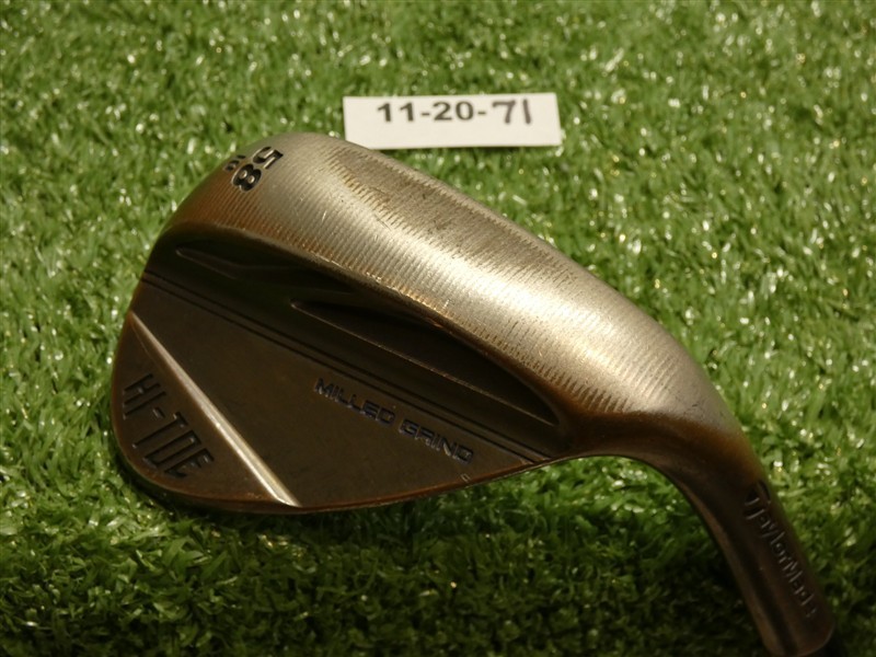 TaylorMade Milled Grind Hi-Toe 3 RAW 58* 10* Lob Wedge KBS 115 Steel