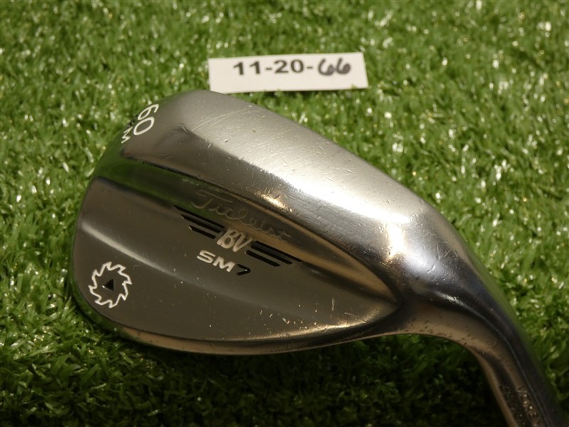 Titleist Vokey SM7 Tour Chrome 60* 8* Lob Wedge M Grind KuroKage Senior Graphite