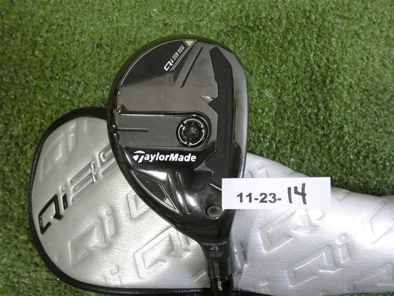 TaylorMade Qi35 22* 4 Hybrid Rescue Ventus Blue 7 Stiff Graphite w HC Excellent