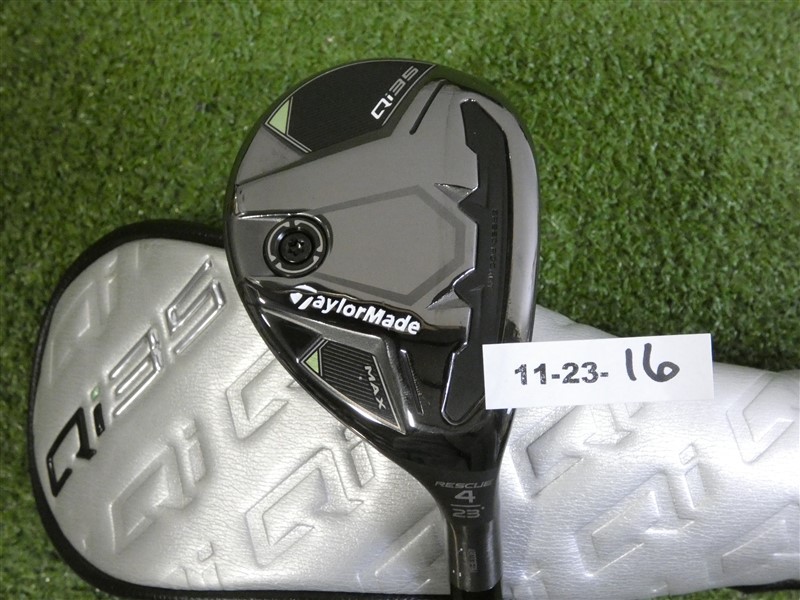 TaylorMade Qi35 Max 23* 4 Hybrid Rescue AirSpeeder 50 Regular Graphite w HC Mint