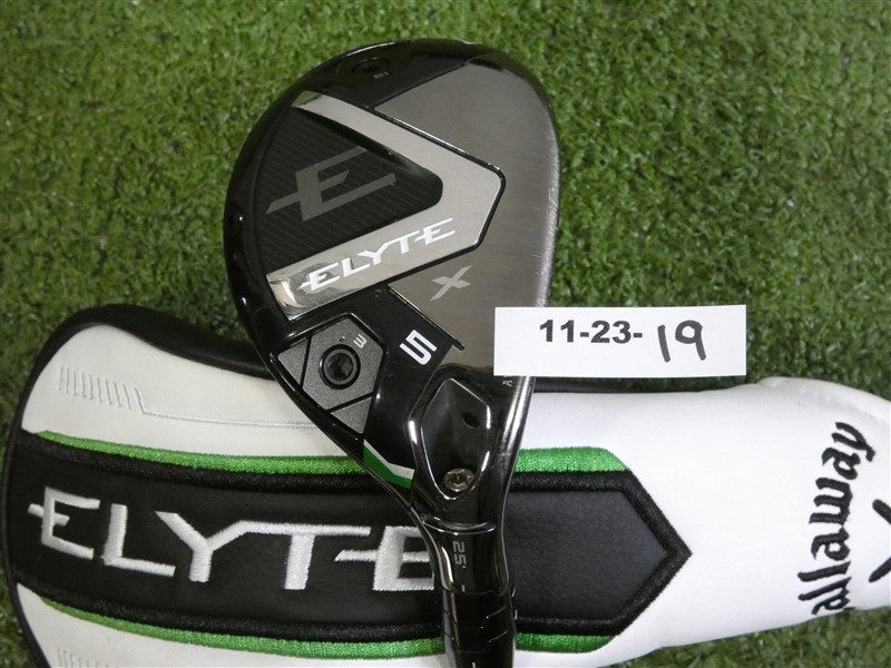 Callaway Elyte X 25* 5 Hybrid Denali Charcoal 60 5.5 Regular with Headcover