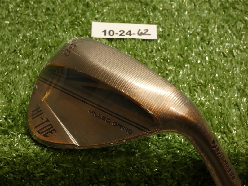 TaylorMade Milled Grind Hi-Toe 3 RAW 58* 10* Lob Wedge KBS 115 Steel New