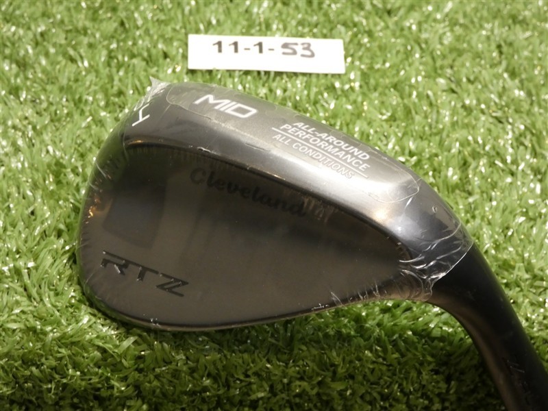 Cleveland RTZ ZipCore Black Satin 54* 10* Sand Wedge Mid DG Spinner Steel New