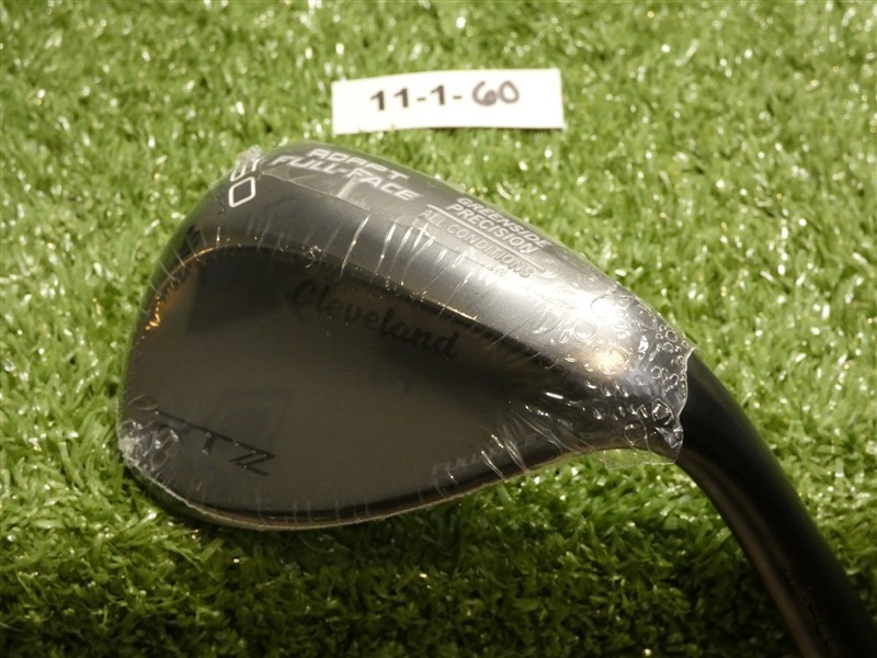 Cleveland RTZ Full-Face ADAPT Black 60* 8* Lob Wedge DG Tour Spinner Steel New