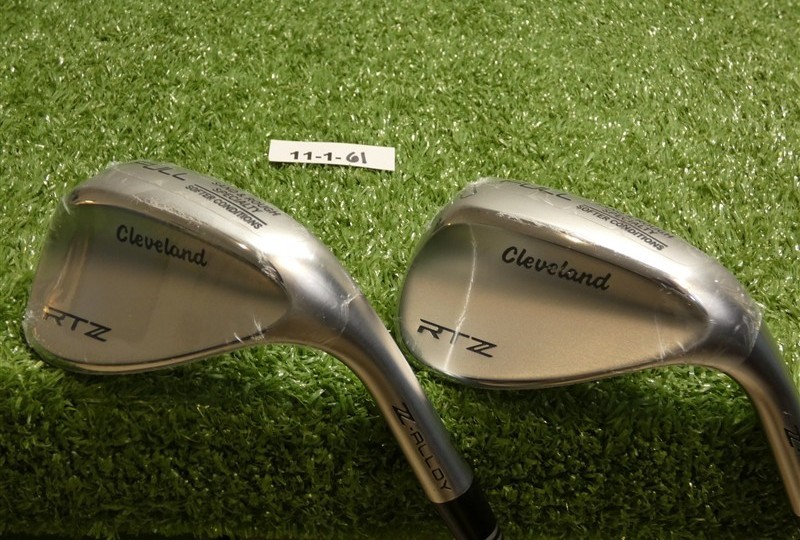 Cleveland RTZ ZipCore Tour Satin 56/60* 12* Sand/Lob Wedge Set Full DG Steel New