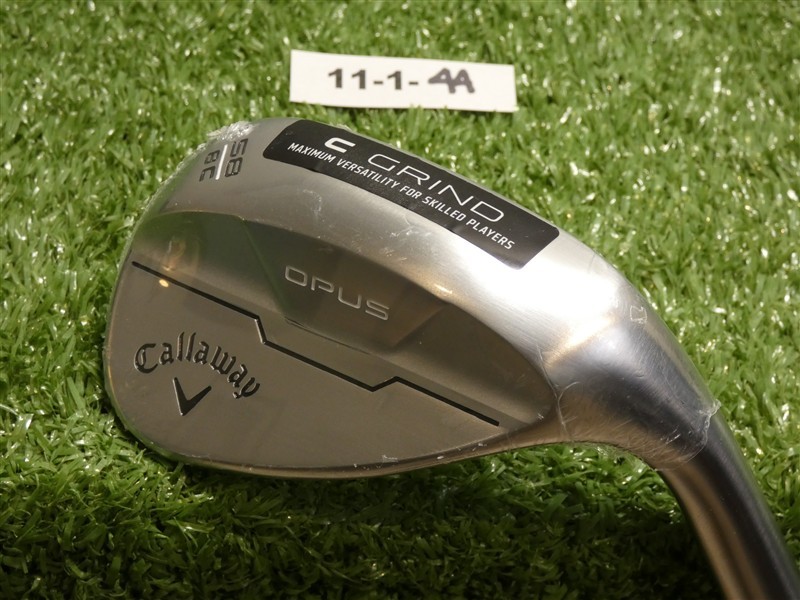 Callaway Opus Brushed Chrome 58* 8* Lob Wedge C Grind DG Mid 115 Steel New