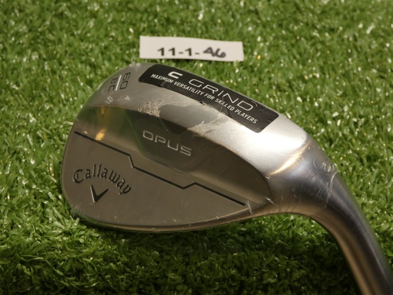 Callaway Opus Brushed Chrome 60* 8* Lob Wedge C Grind DG Tour 115 Steel New