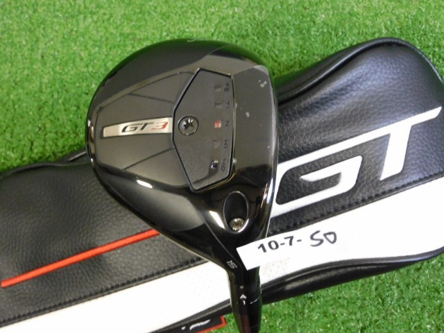 Titleist GT3 15* 3 Wood Tensei 1K Black 75 Stiff Graphite with Headcover New