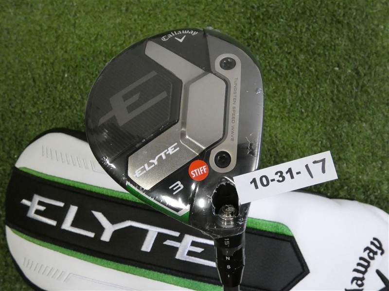 Callaway 2025 Elyte 15* 3 Wood Denali Charcoal 70g 6.0 Stiff Graphite w HC New