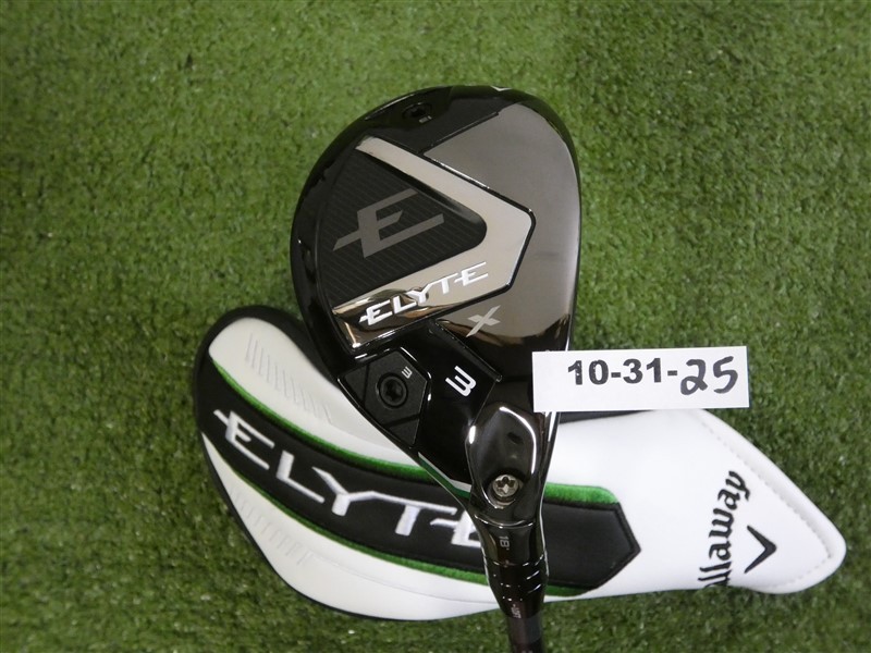 Callaway 2025 Elyte X 18* 3 Hybrid Denali Charcoal 60g 5.5 Regular with HC New