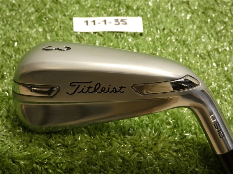 Titleist U510 20* 3 Utility Iron HZRDUS Smoke 80g 6.0 Stiff Graphite Mint