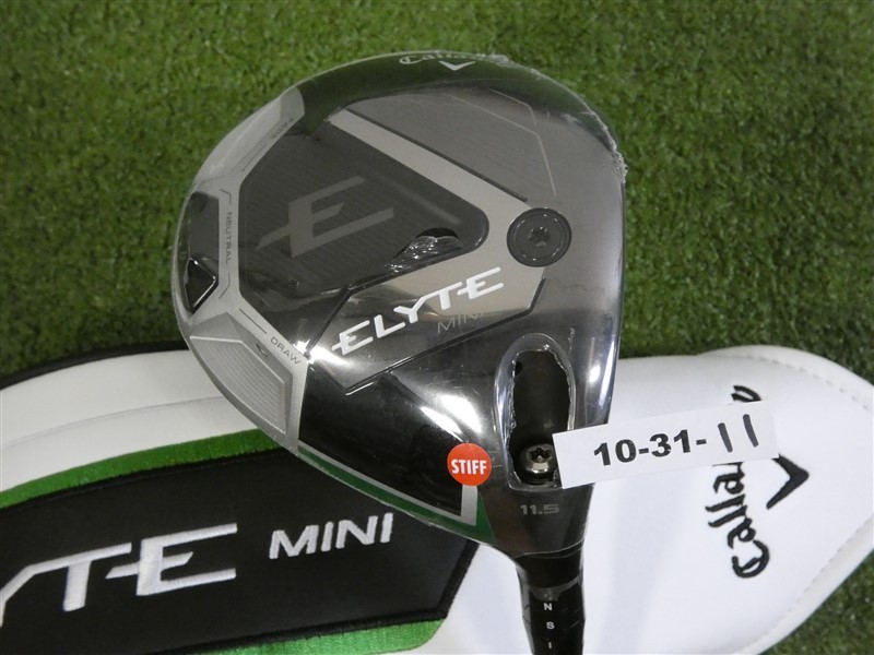 Callaway 2025 Elyte Mini 11.5* Driver Denali Charcoal 60g 6.0 Stiff with HC New