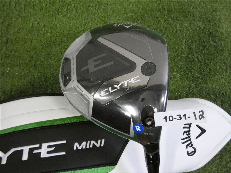 Callaway 2025 Elyte Mini 11.5* Driver Denali Charcoal 50g 5.5 Regular w HC New