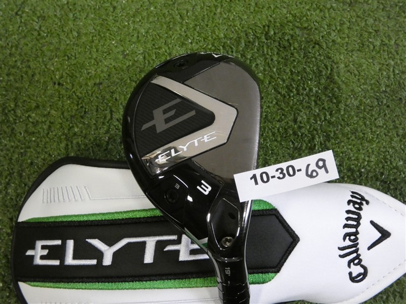 Callaway 2025 Elyte 19* 3 Hybrid Denali Charcoal 70g 6.0 Stiff with HC Excellent