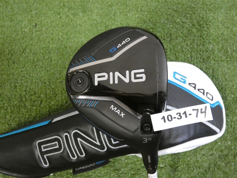 PING G440 Max 15* 3 Wood Alta CB 65 Stiff Graphite with Headcover Mint