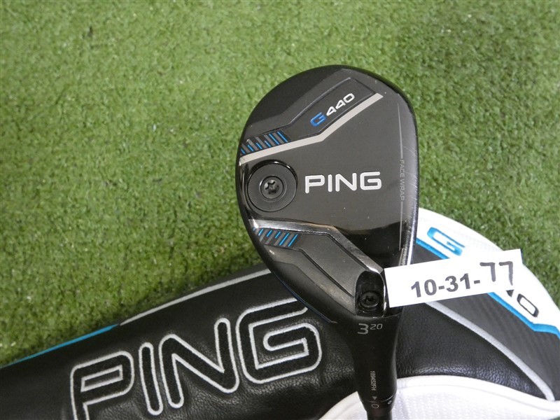PING G440 20* 3 Hybrid Rescue Alta CB 70 Stiff Graphite with Headcover Excellent